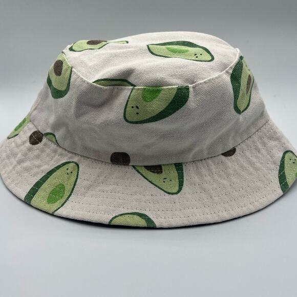 Bundle of 4 Rave Festival Bucket Hats Mushrooms Checkered Reflective Avocado - Picture 10 of 12